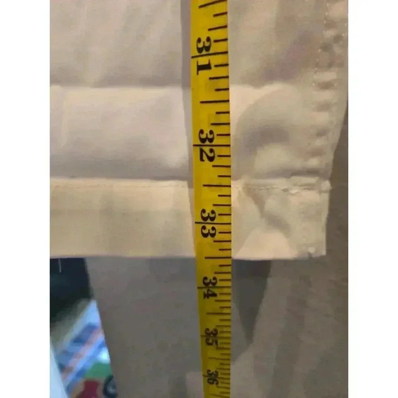 Adriano Goldschmied Women's White Capri Pants M Patch Pocket Casual - Picture 8 of 15